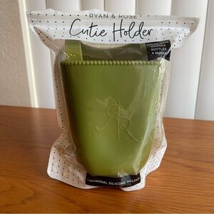 Ryan & Rose Silicone Cutie Holder Army Green